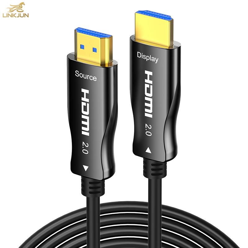 A020 High-Speed 4K 60Hz for HDMI Fiber Optic Cable PVC 18Gbps Audio Video Data Transmission 10m 20m 30m for Computer Monitor