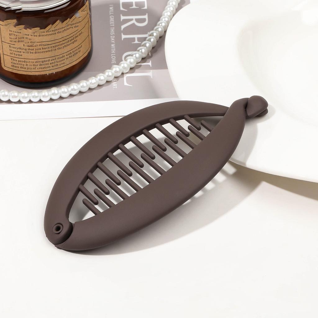 Заколка для волос в форме рыбы, держатель для хвоста в форме рыбы для женщин и девочек, зажимы-бананы, крабы, черные женские аксессуары для укладки волос