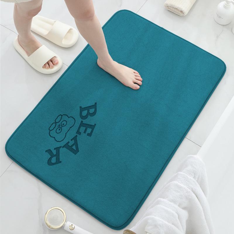 Toilet Absorbent Foot Mat Household Foot Mat Toilet Non-slip Mat Bathroom Floor Mat Toilet Carpet