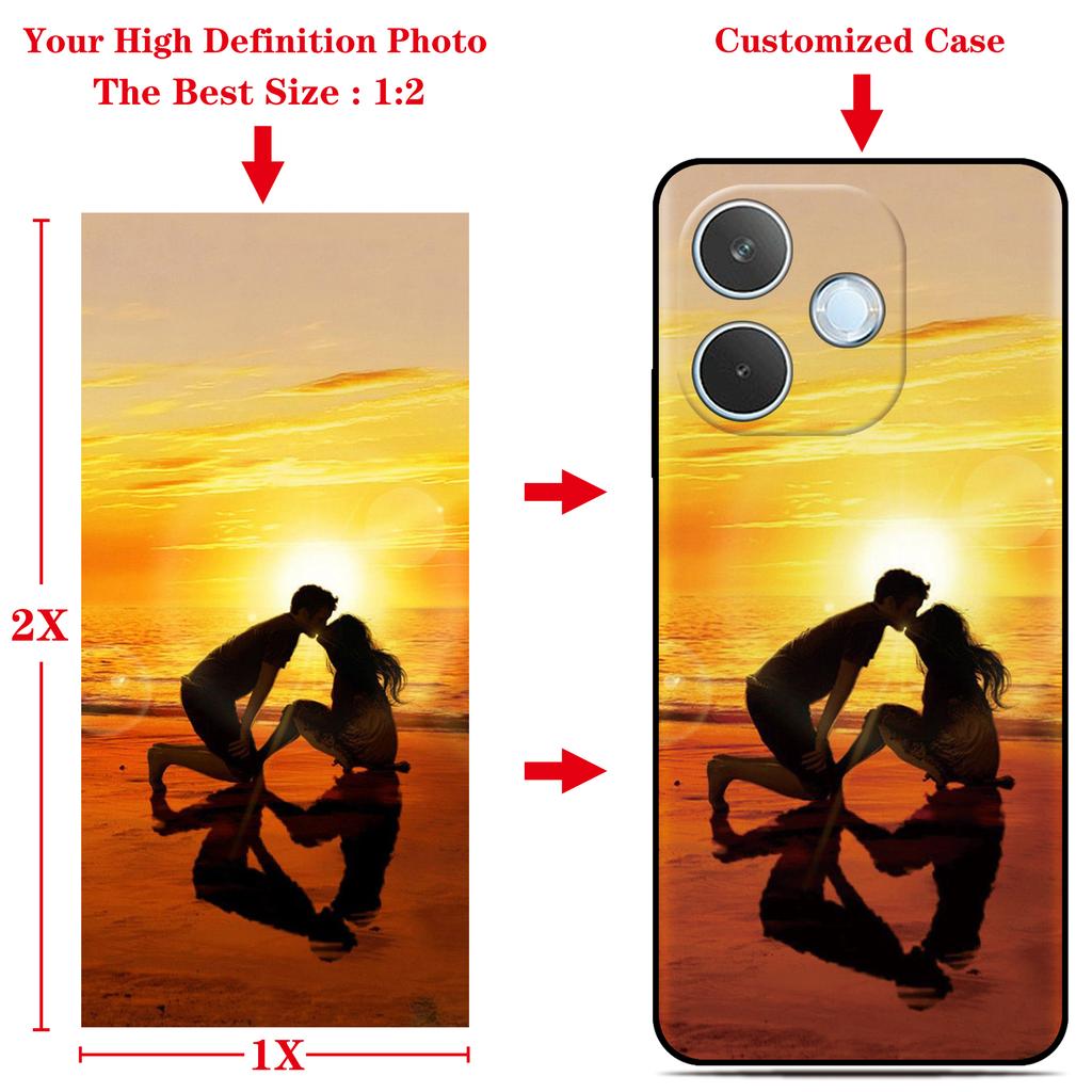 Custom Picture Phone Case For OPPO A6x A6T A6 A3 A5 Pro A3X A5x 4G 5G A17 A17K A80 A78 A58 A54 A76 A98 A55 A53 A2X Back Cover