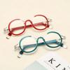 Круглые очки для чтения, круглая оправа, пружинные дужки, защита от синего света, сверхлегкая полимерная оправа для коррекции дальнозоркости.