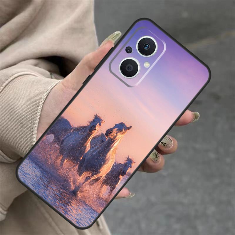Чехол Бегущие Лошади для OPPO Reno 7 8 Lite 6 5 4 11F 10 Pro 8T 5Z 4Z OPPO Find X6 Pro X2 Neo X3 X5 Lite