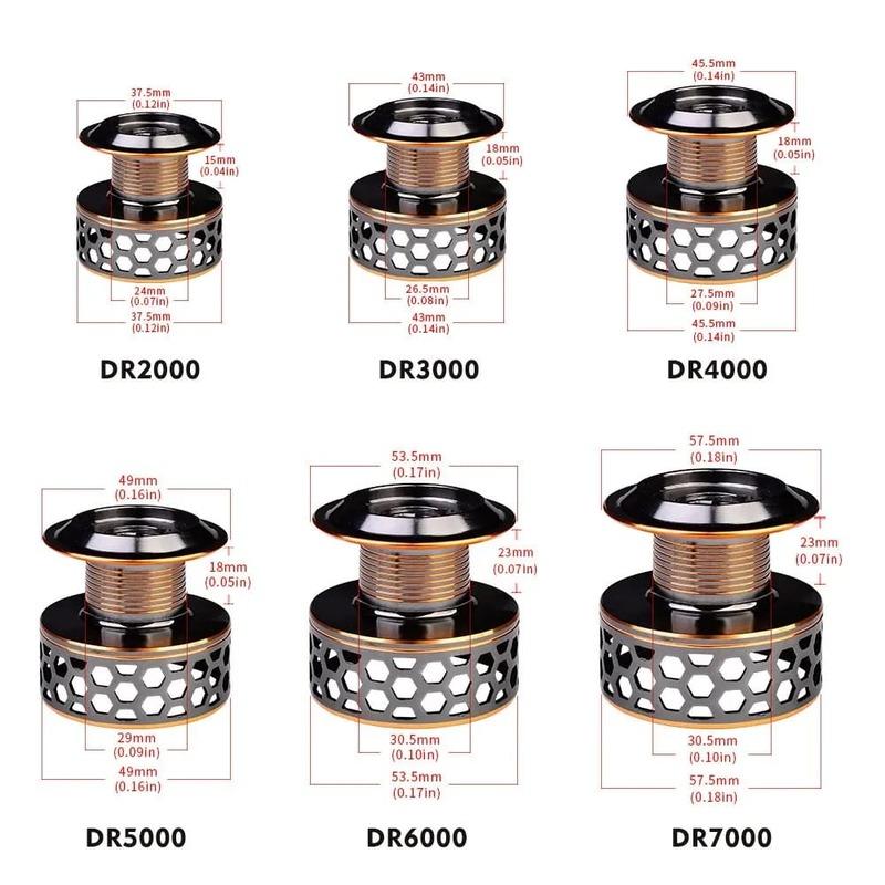 Новое оборудование с цельнометаллической катушкой 5.2:1 Ratio высокоскоростная спиннинговая рыболовная катушка для ловли карпа, подходящая для пресной и соленой воды