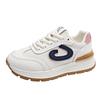 Sneaker Women's Spring and Autumn New White Shoes Thick Bottom Breathable Fashion All-Match Dad Shoes Casual Cortez