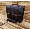 Leather Messenger Bag for Men, Leather Briefcase, Handmade Laptop Bag, Office Shoulder Bag, Crossbody Satchel, New Job Gift, Graduation Gift