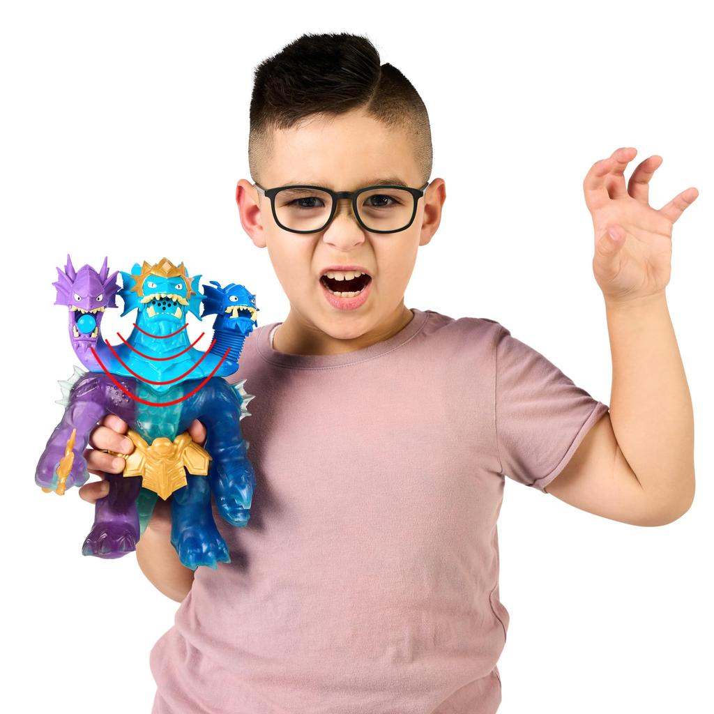 Heroes of Goo Jit Zu Deep Goo Seeking Hydra Figure Triple Attack 3-in-1 Goo Power Plus Light and Sound Battle Action!