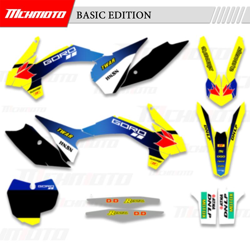 MCHMFG Для KTM SX SXF XC XCF 2013 2014 2015 EXC XCW 2014 2015 2016 Мотоциклетные Графические Наклейки Наборы Номер Имя