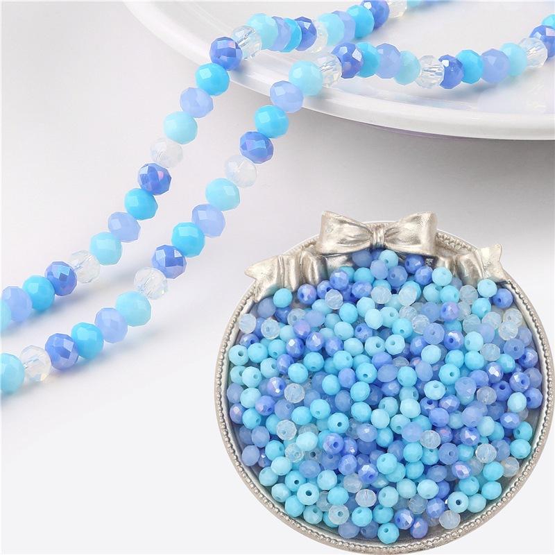 Home Party Supplies For Jewelry Making Beads Faceted Jewelry Accessories Bright DIY 100PCS/Lot Popular Glass Crystal Hot Sale High Quality Rondelle