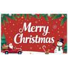 Xmas Backdrop Santa Claus Winter Backdrop Santa Banner Gift Box Snowman Display For Christmas Party Indoor Decoration Winter