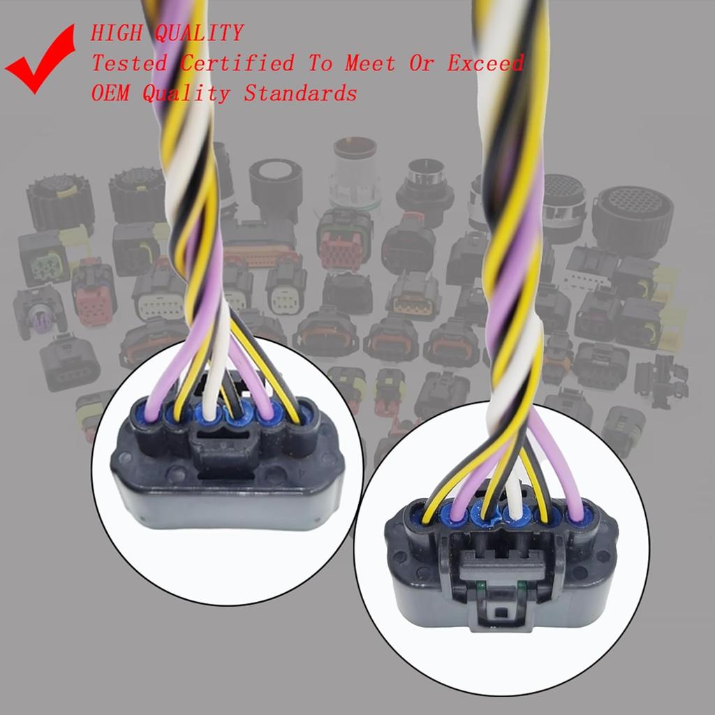 699-199 Accelerator Pedal Position Sensor Assembly Harness Connector Plug Replacement for Honda Acura TL TSX MDX 2004-2008,Accord 2003-2007,CR-V