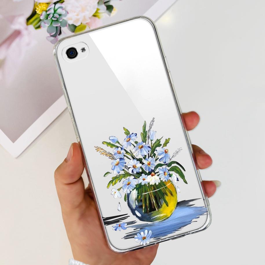 For iPhone 4 Case iPhone 4s Cover New Fashion Marble Transparent TPU Soft Silicone Funda For iPhone4 iPhone4s A1431 A1387 Bumper