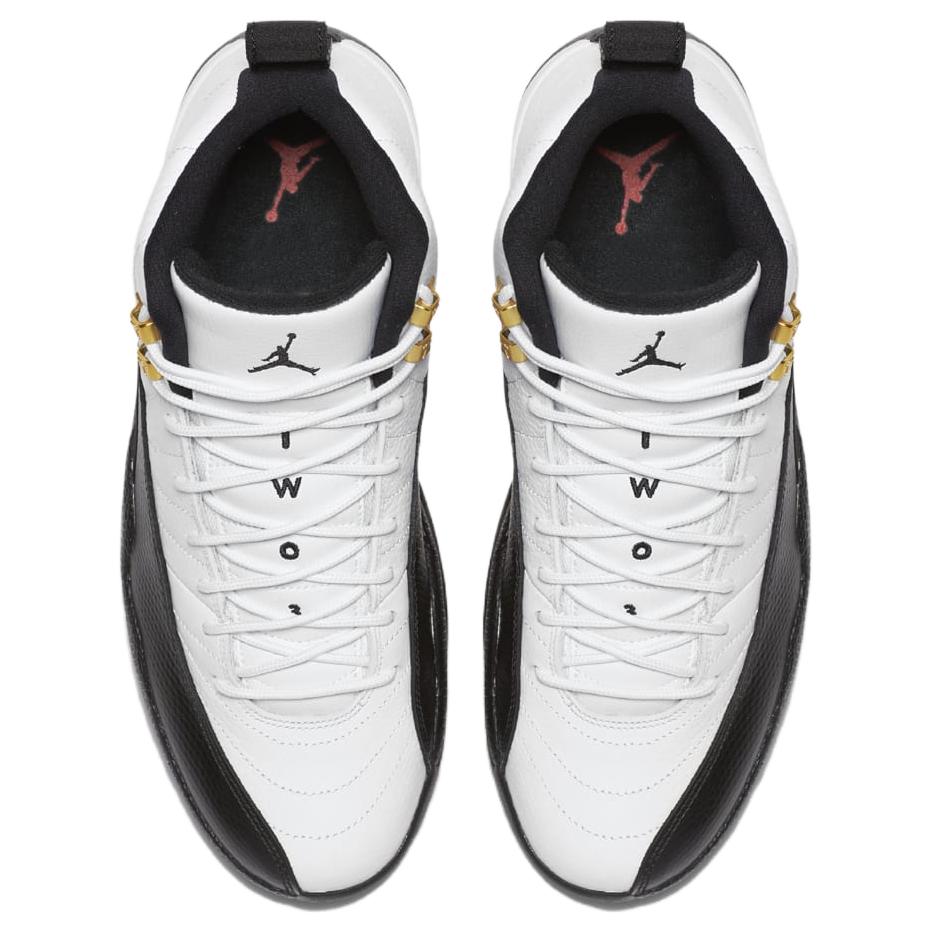 Кроссовки мужские Air Jordan 12 Retro Taxi 2025 Белые Черные CT8013-117