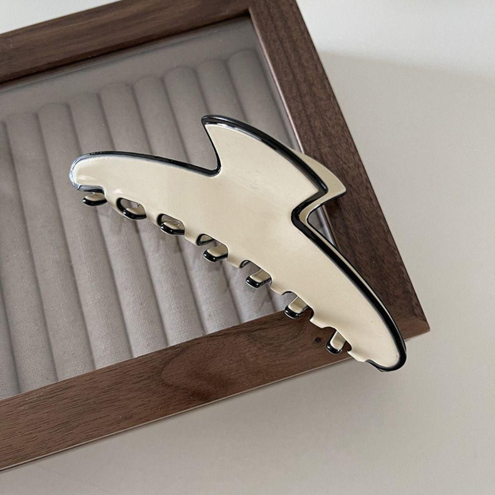 Simple Acrylic Elegant Hairpin Headwear Hair Clip Hair Claw Crab Clamps