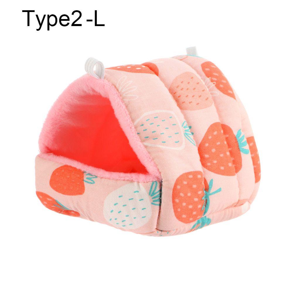 Cute Mini Cage Comfortable Winter Guinea Pig Nest Small Animal Sleeping Bed Warm Mat Hamster House