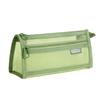 Transparent Pencil Case Large Capacity Stationery Storage Bag Portable Mesh Pen Bag  Student
