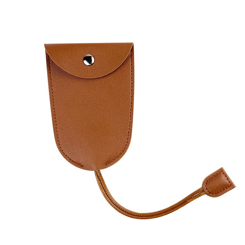 Portable Creative Simple Multifunction Car Keychain Wallet Soft Pu Leather Keys Organizer Holder Coin Purse Small Key Pouch