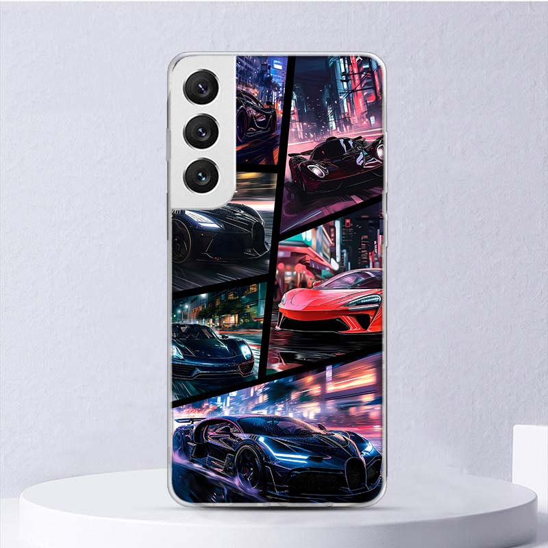 Крутой Мужской Мужчины Спортивные Машины Мягкий Чехол Для Samsung Galaxy S25 S24 S23 S22 Ultra Чехол Для Телефона S21 S20 FE S10 Plus S10E S25U Funda Coq