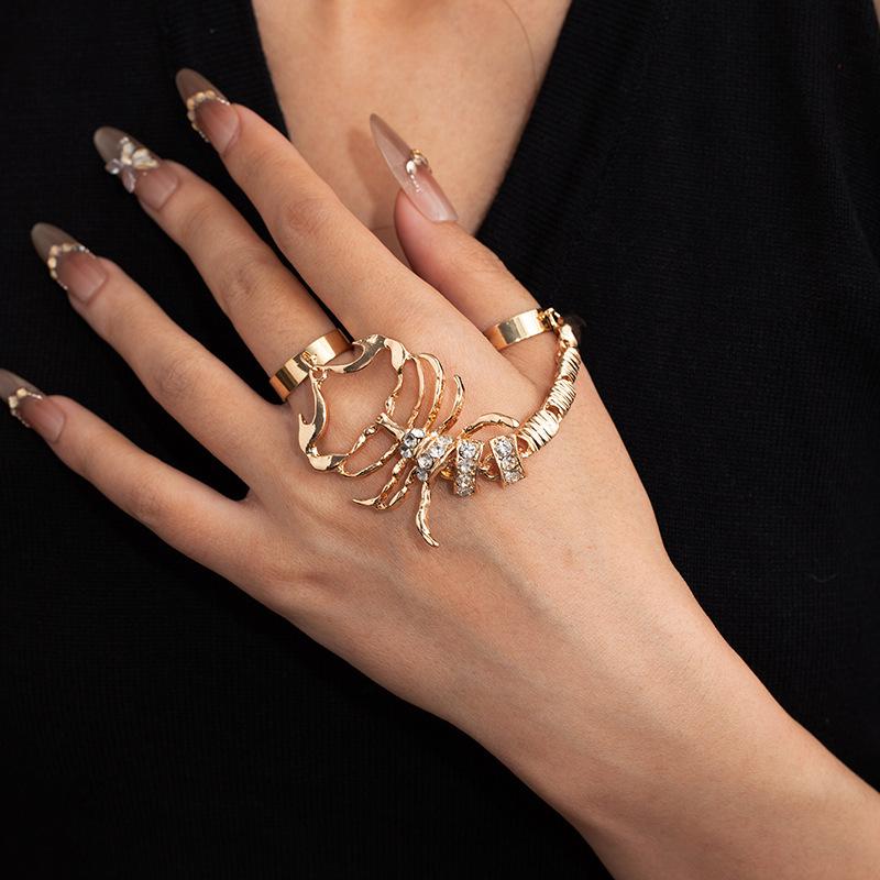 Cross-Border Rhinestone Scorpion Bracelet & Snake Armlet/Anklet Body Chain