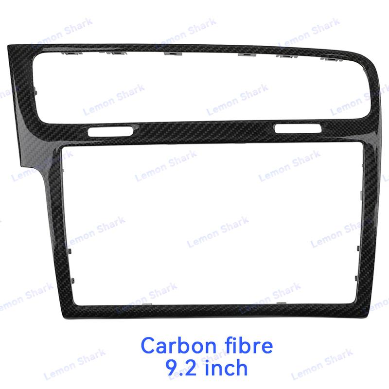 MIB Radio Frame for VW Golf 7 7.5 MK7 MK7.5 LHD 8 INCH 9.2 INCH Panel Piano Black Decorative Inner Trim Screen Bezel