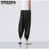 M-5XL Мужские летние брюки Harren's Baggy Wide-Legged Pants Модные удобные брюки