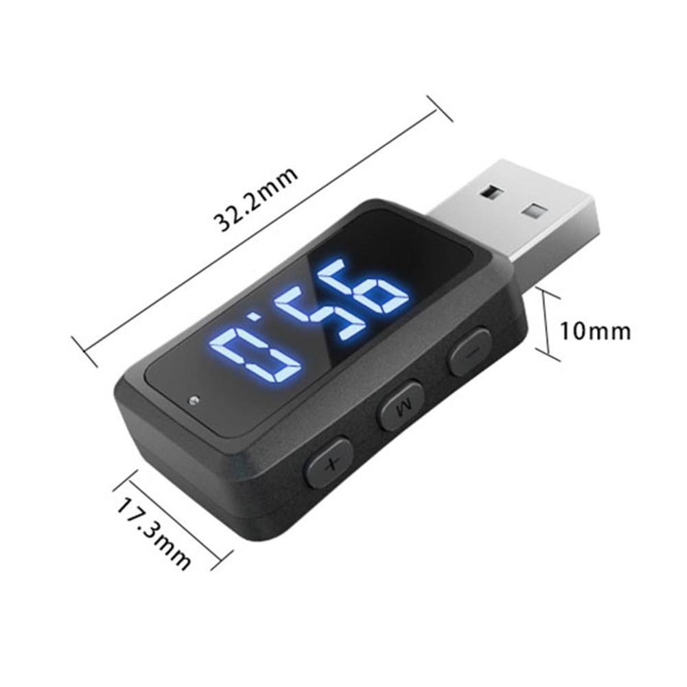 FM02 Mini USB Power Car Kit Handsfree Call USB Wireless Receiver Transmitter Dongle Bluetooth-Compatible Auto Accessories