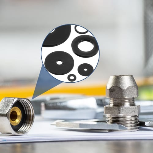 uxcell 155pcs M3 Nylon Flat Washers, 3mm Inner Diameter, 8mm Outer Diameter, 1mm Thick, Plastic Spacers for Screws, Bolts, Garden Faucets, Plumbing Re