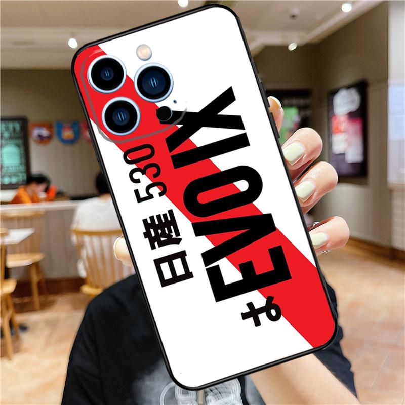 Чехол для телефона JDM Car Evo для iPhone 15 13 12 11 14 Pro Max Mini X XR XS Max SE 2020 2022 7 8 15 Plus
