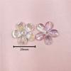 Hanmade Loose Beads 5Pcs Beading Neclace Bracelet Dazzling Flowers Handcrafted Acrylic for Jewelry Making DIY Findings