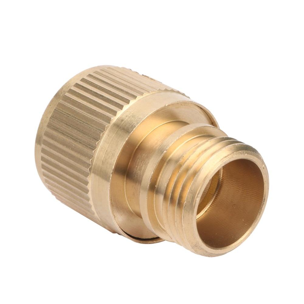1/2" Brass Male Thread Quick Connector Garden Water Connector Car Wash Pipe Quick Connection Adapter Faucet Joint Couplings