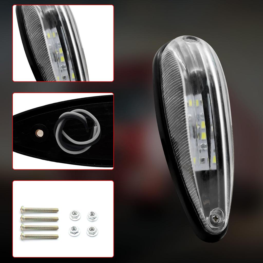 Ygmylandbb Габаритные огни на крыше кабины Габаритные огни кабины Боковые габаритные огни Ширина транспортного средства Дорожный фонарь Угловой фонарь 12 В 24 В Белый Двойного назначения Супер Яркий