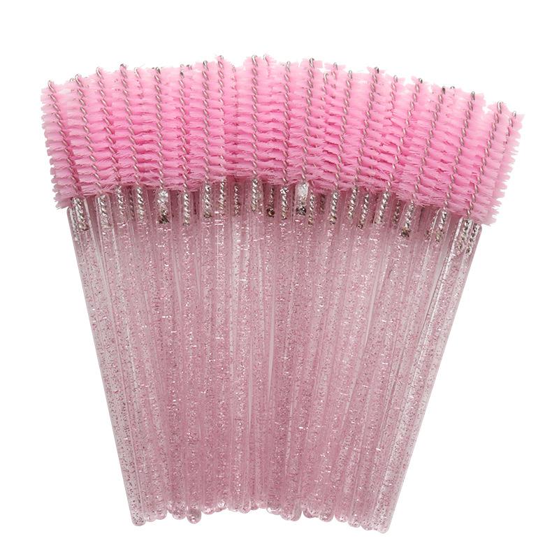50Pcs/pack Eyelash Brush Disposable Eye Lashes Comb Applicator Makeup Tools Mascara Extension Comb Wands Brushes