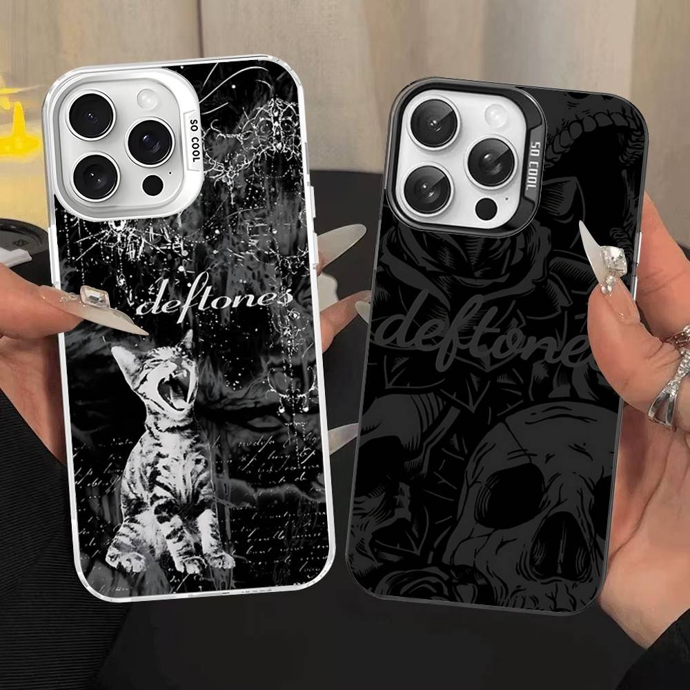 Яркий чехол для телефона Deftones для iPhone 17 16 15 14 13 12 11 Pro Max Plus Матовый чехол