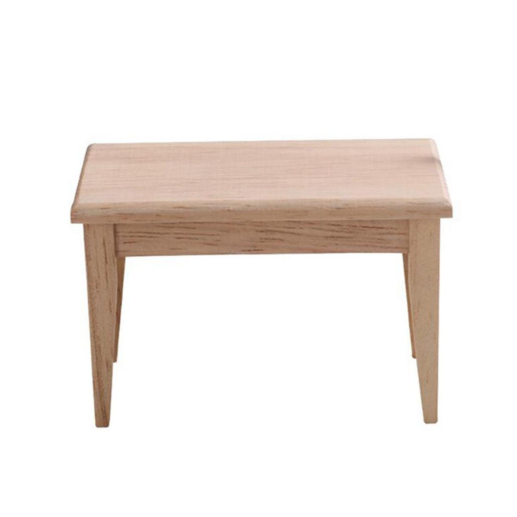 1/12 масштаб орнамент деревянный миниатюрный декоративный мини-стол обеденная кукольная мебель стул