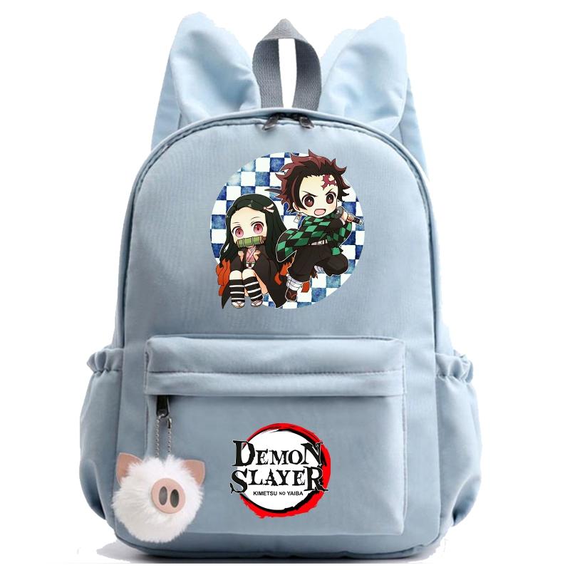Рюкзак «Убийца демонов» в стиле аниме, рюкзак для девочек и мальчиков, школьный рюкзак для школы, сумка для книг для мужчин и женщин, дорожная сумка для отдыха Mochila