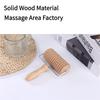 Деревянный ручной массажный ролик для ног, лица, шеи, спины для облегчения боли, натуральная акупрессурная палочка с эргономичной рукояткой, инструмент для облегчения мышечной боли