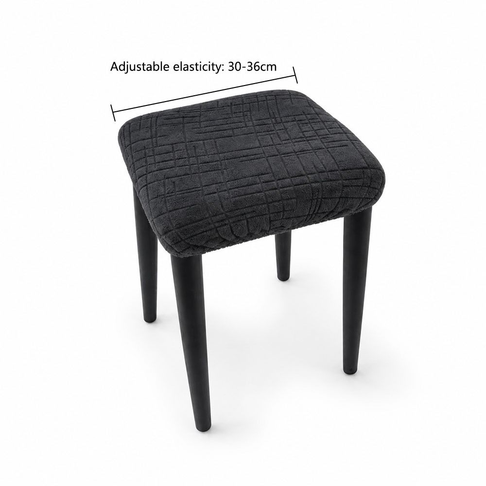 Waterproof Stretch Seat Covers Washable Table Chair Cover Chair Seat Cover  for Square Chairs