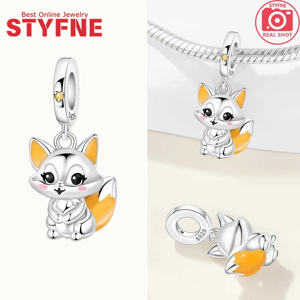 Animal Series Charms 925 Silver Donkey Koala Elephant Cute Little Mouse Beads Pendant Fit Diy Bracelet Fashion Jewelry