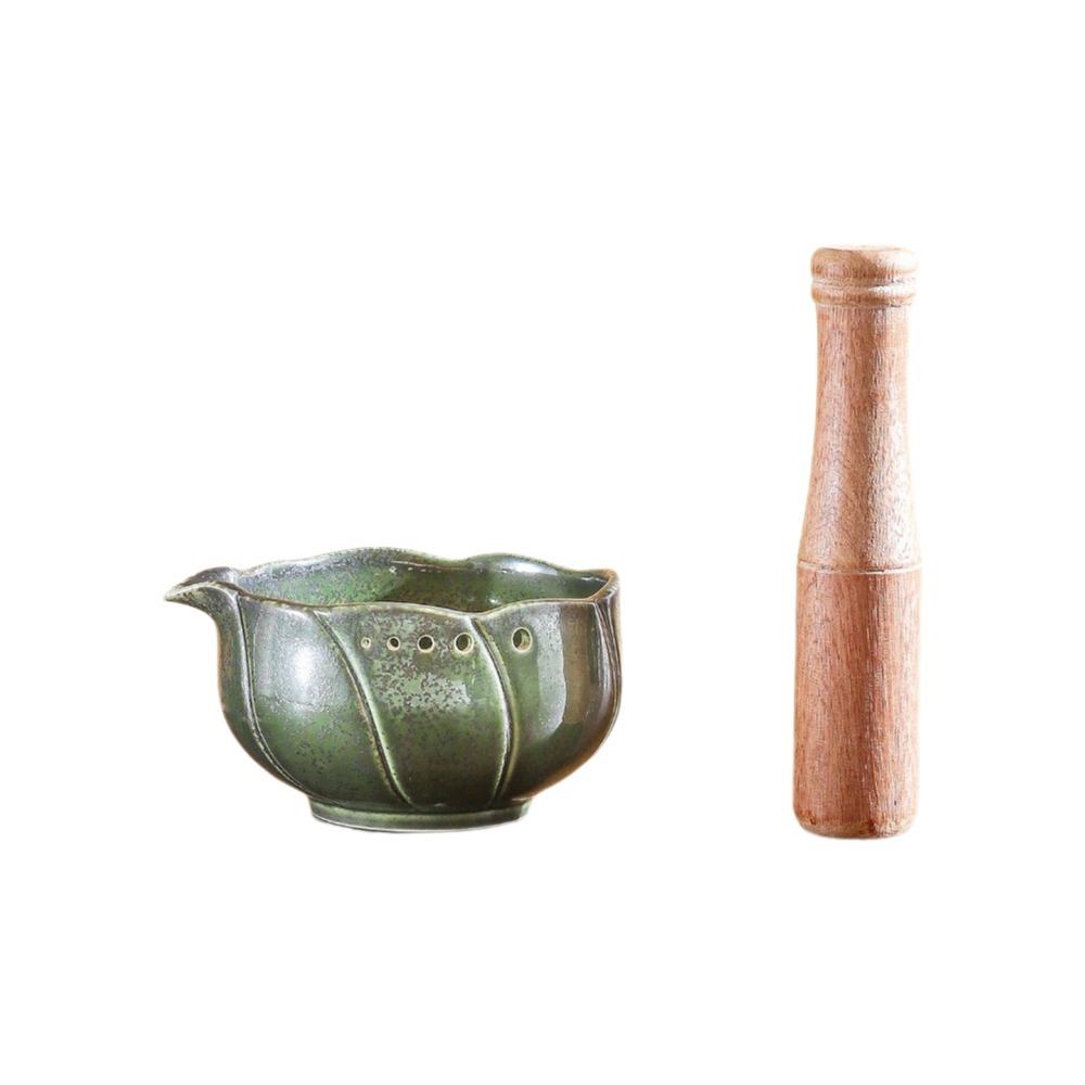 Multi-Purpose Design Food Grinder Tool Ceramic Material Garlic Grinding Bowl  Home Cooking