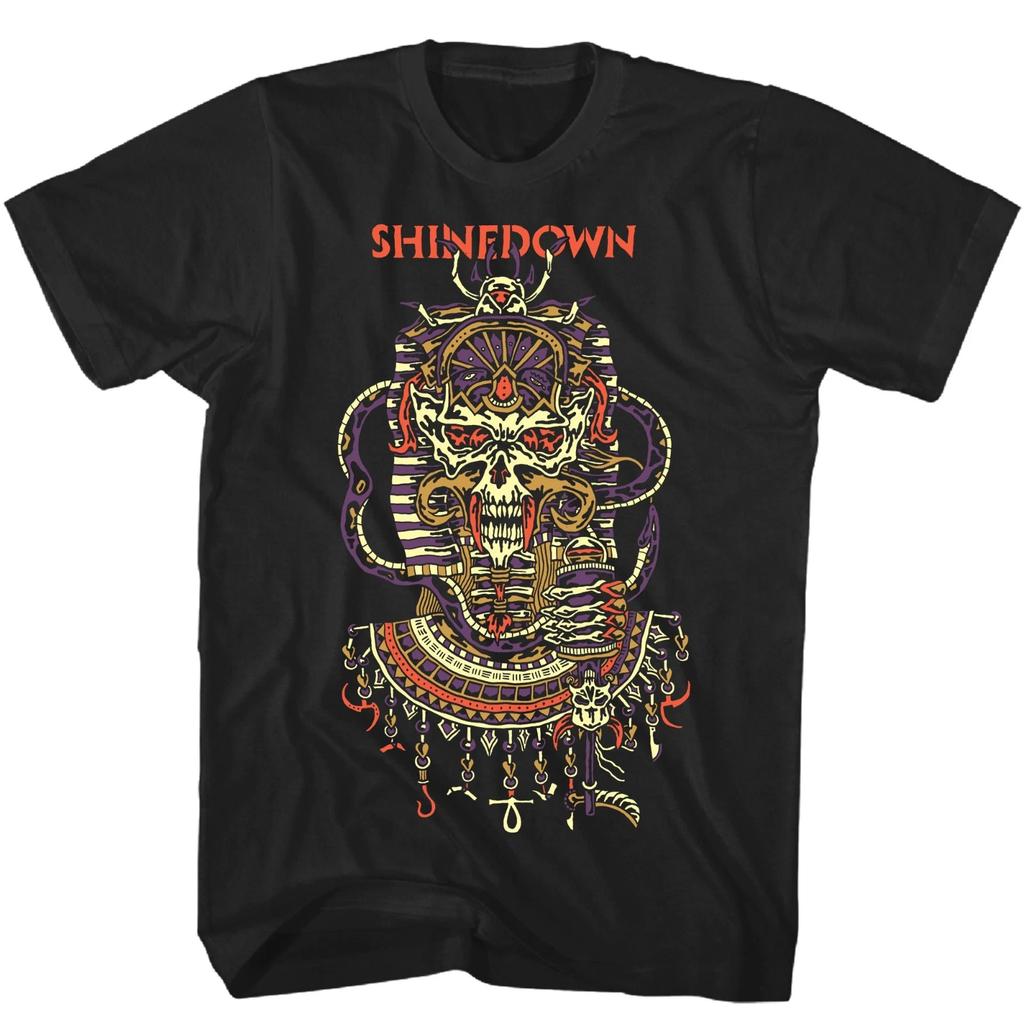 Shinedown Planet Zero Футболка Мужская Рок-н-ролл Группа Классическая Футболка Черная