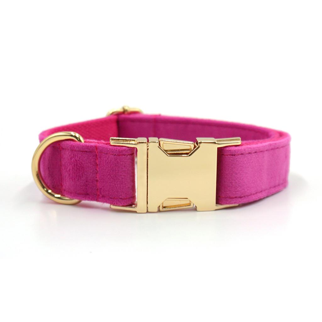 Dog Collar Material Pet Necklace With Gold Clasp For Medium And Large Dogs