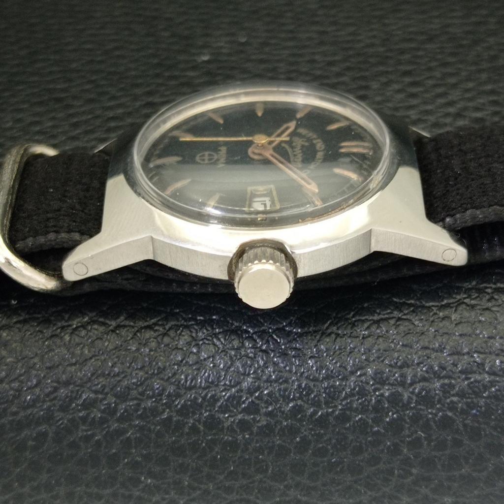 Б/У часы WEST END WATCH CO с ручным заводом SWISS BOY с черным циферблатом a432788-2