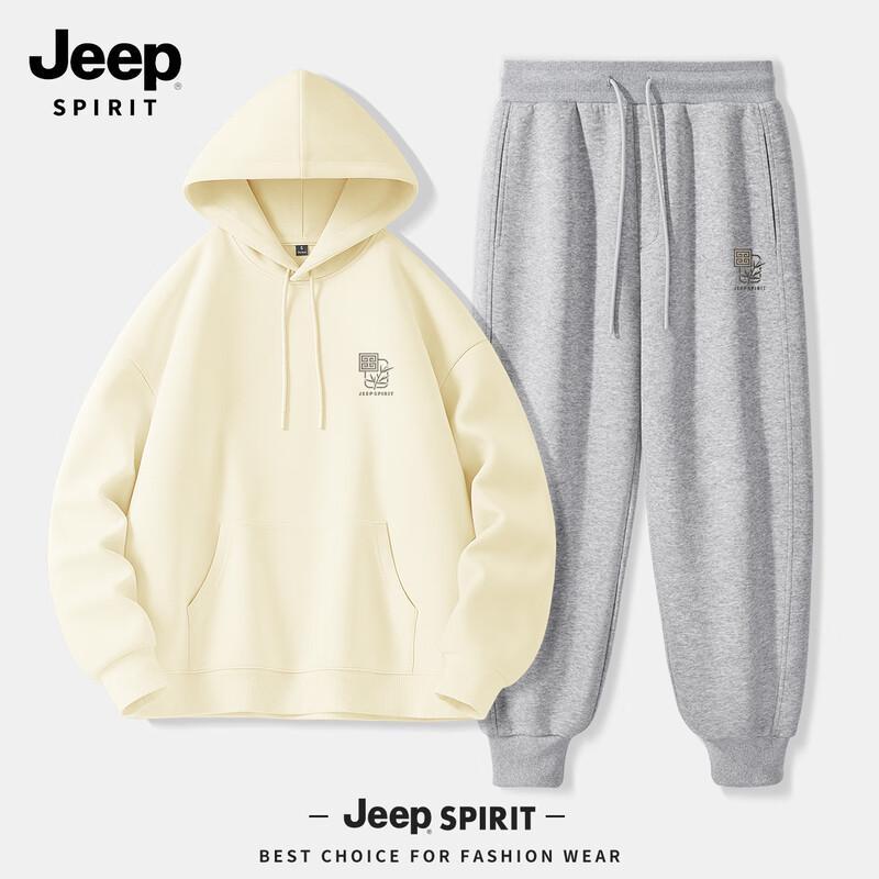 Мужской повседневный костюм-свитшот и джоггеры JEEP SPIRIT Осень 2025