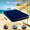 Thick Inflatable Air Mattress Double Flocked Air Bed Portable Single Home Outdoor Camping Bed