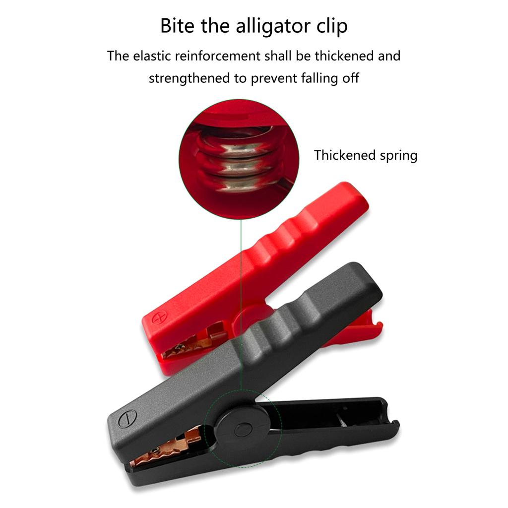 100-амперные зажимы для зарядки и тестирования аккумуляторов