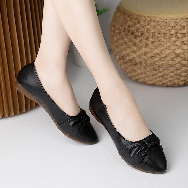 Новые туфли осень плоские туфли туфли с мелким вырезом для commuters Doudou shoes