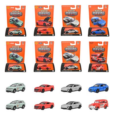 Игрушки Matchbox Moving Parts, набор игрушечных машинок, мини-машинки, коробка из 8 штук, продается в коробке, для детей от 3 лет, многоцветный 985A-FWD28