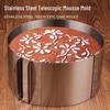 Stainless Steel 6-12 Inch Adjustable Mousse Ring Cake Mold