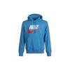 Sportswear Logo Print Pullover Hoodie Men Tops Blue CZ9129-461