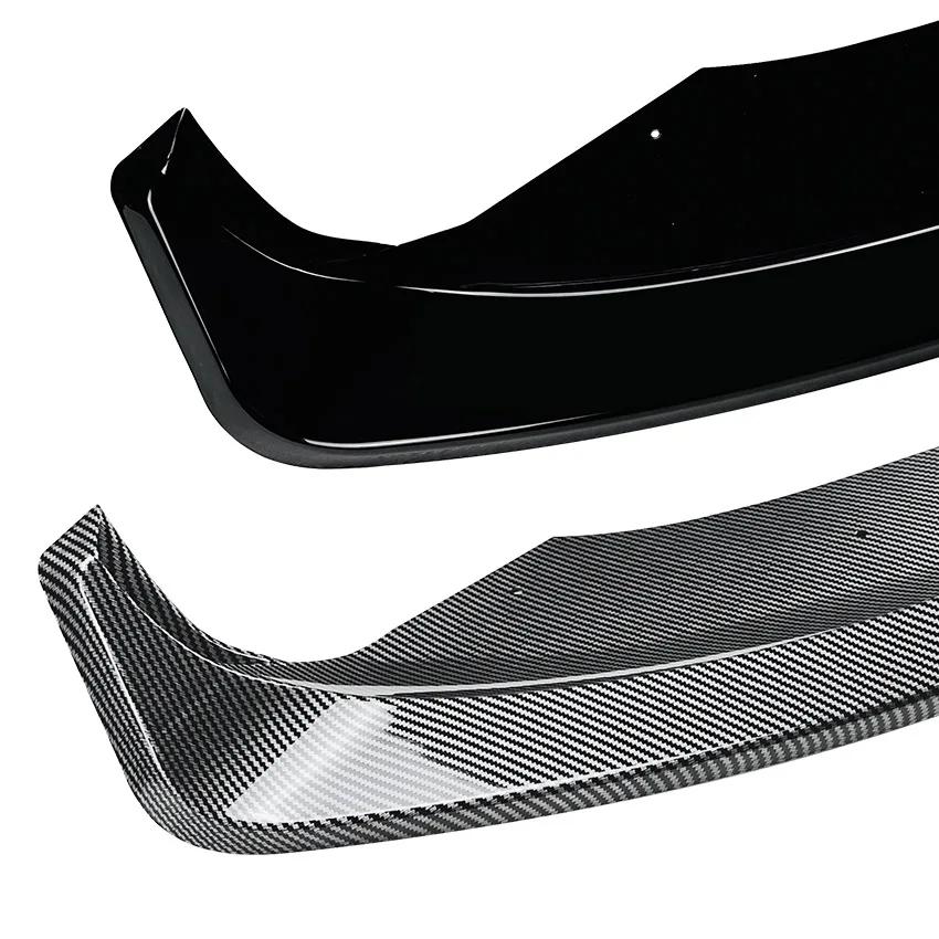 For Ford Fiesta MK6/7 ST 2012-2017 Front Bumper Splitter Spoiler Lip Wind Knife Diffuser Guard Protector Cover BodyKit Exterior