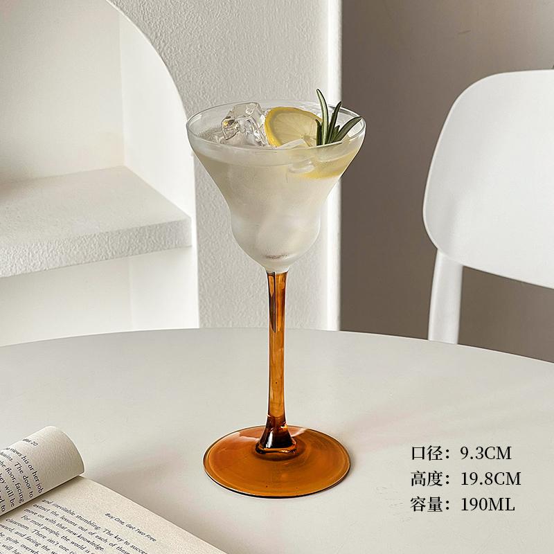 Премиальный стеклянный бокал Домашний легкий люкс Креативное искусство Слегка подвыпивший Коктейльный бокал для шампанского